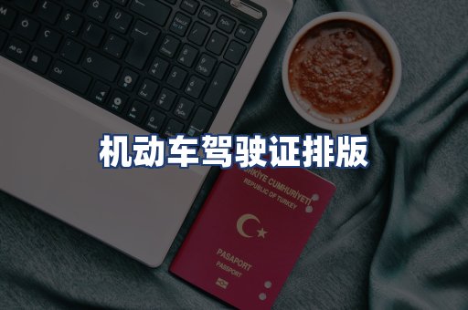 机动车驾驶证排版